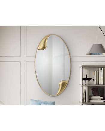 DAISY- ESPEJO OVAL ORO